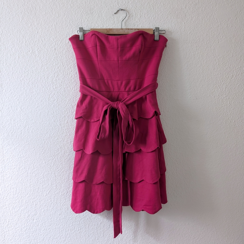 Cynthia Steffe Scalloped Tiered Dress